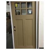 36 in RH 6 lite 2 panel fiberglass door