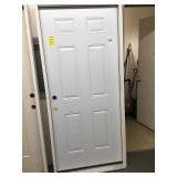 36 in steel exterior door RH