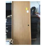30 in LH hollow core door damaged