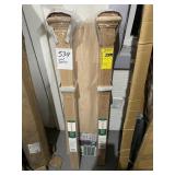 Retread & Riser Kit + Oak Newel Posts
