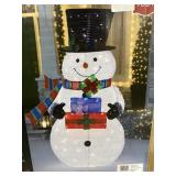 6ft Pre-lit Pop-Up Twinkling Snowman