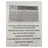 12,000 BTU Air Conditioner w/Heat