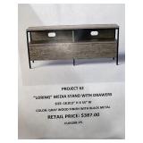 "Loring" Media Stand w/Drawers