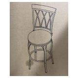 Adjustable Height Swivel Barstool x4