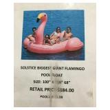 Solstice giant inflatable flamingo