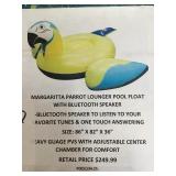 Margarita parrot lounger pool float