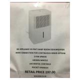 GE 20 pint Dehumidifier