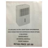 GE 20 pint dehumidifier