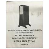 Peronist radiant heater