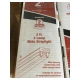 2ft 2 lamp wide strip light x 6
