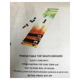 Table top shuffle board