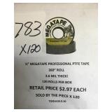 1/2 in Megatape PTFE Tape x120 rolls