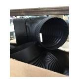 6in 24 gauge metal black elbows sold one money.