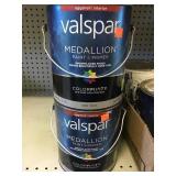 6 gallons of valspar interior paint sold one money