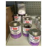 Oatey 16 floz and 32 floz purple primer cleaner x7
