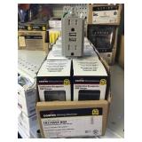 Combination receptacle/USB charger x 10