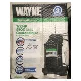 Wayne 1/2 HP Sump pump