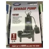 Submersible cast iron 1/2 HP Sewage pump