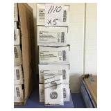 PJ8W White Midsize Receptical wall plate x 5 boxes
