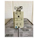 GFCI w/faceplate x 10 - Ivory