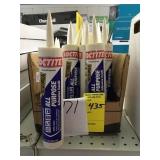 All purpose adhesive caulking tubes sold one money