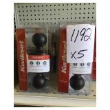 Kwikset keyed entry door knob x5
