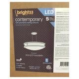 Contemporary 12 inch pendant ceiling fixture X6