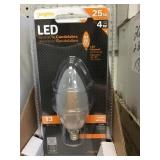 LED decorative candelabra light bulb  X6