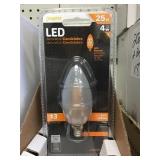LED decorative candelabra light bulb  X24