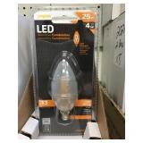LED decorative candelabra light bulb  X24