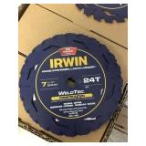 Irwin 7 1/4 inch  24T construction blades X 10