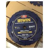 Irwin 7 1/4 inch  24T construction blades X 6