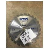 Irwin Classic  7 1/4 in  24T blades x 16