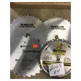 Misc saw blades x 4