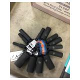 Assorted Size 1 1/4in Drive Sockets for One Money
