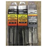 Forney screw extractor/drill set x3