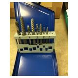Forney drill and screw extractor set