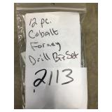 12 pc Cobalt/Forney drill bits