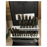 21 piece Forney precision twist drill index set