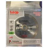 4in contractor diamond blades x 3
