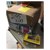 1/4 turn straight valve x 20