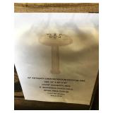 24" Antiquity Linen Bathroom Pedestal Sink