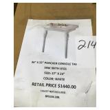 Porcher Console Table Sink w/legs
