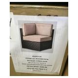 All weather Patio Sectional Corner chair x 2