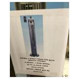 4 Speed tower fan w/remote