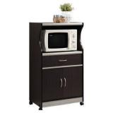Microwave cart with drawer x 2
