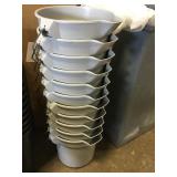 Rubbermaid 10 quart cleaning bucket x 11