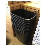 Rubbermaid medium soft waste basket x 12