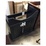 Black vanity base sold as is