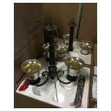 3 light Chandelier x2